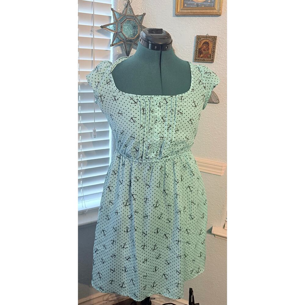 Polka dots with Anchors Dress